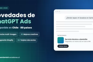 Novedades de ChatGPT Ads octubre 2026: anuncios multi-imagen, mejoras creativas, Shopify y tarjeta más ancha, ya disponible en Chile